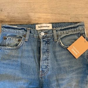 Reformation Jordi ankle kick flare jeans